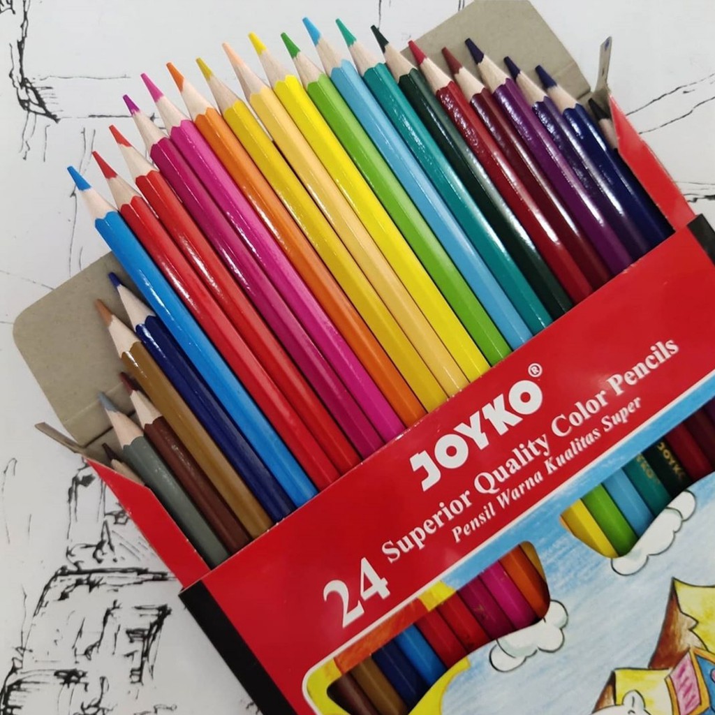 

PENSIL WARNA JOYKO PANJANG CP-24PB