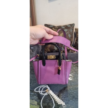 Tas selempang Coach Ungu pesenan kak febian