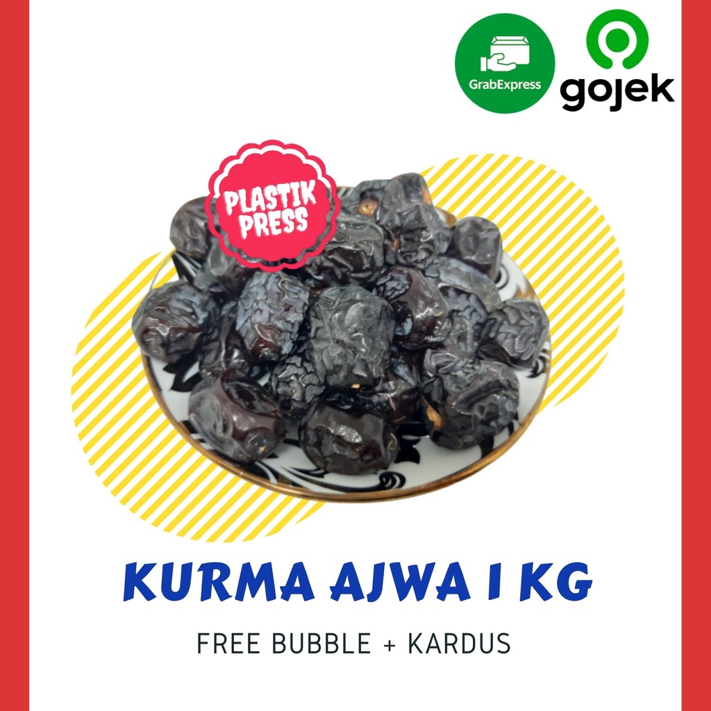 

Kurma Ajwa Super 1 Kg / Kurma Ajwa Premium / Kurma Nabi / Ajwa Kemasan Curah