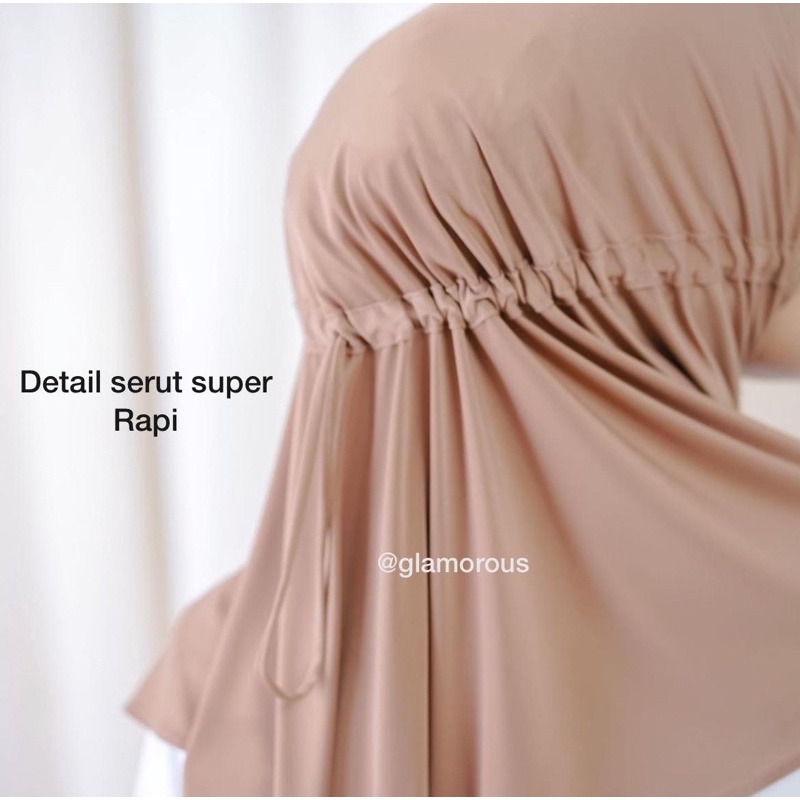 JILBAB SERUT JOKOWI MODEL INSTAN BAHAN JERSEY PREMIUM