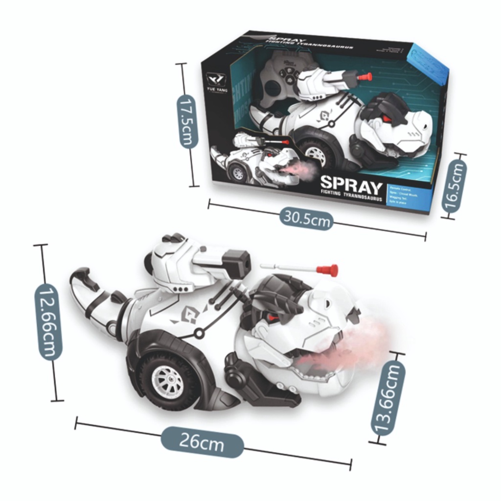 yue yang mainan remote control mobil Mobil remote kontrol dinosaurus