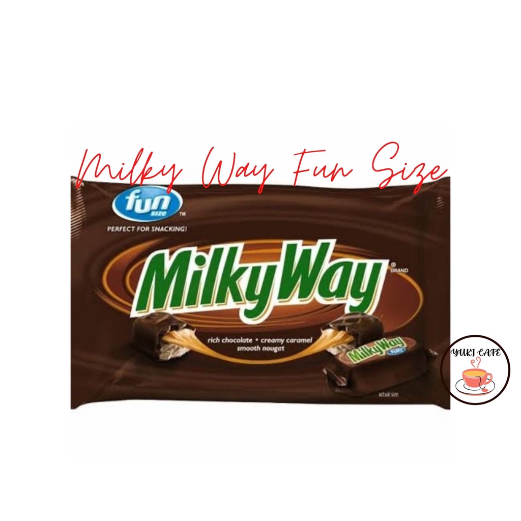 

COKELAT - MILKY WAY CHOCOLATE CANDY BAR FUN SIZE