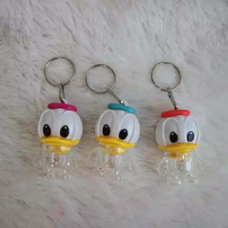 Gantungan Kunci Nyala Motif Donald Bebek