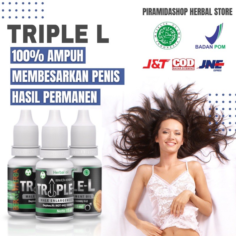 Triple L Original Obat Pembesar Penis Alat Vital Kelamin Kuat Tahan Lama Pria Asli Permanen