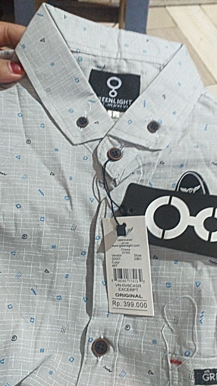 Kemeja Pria Lengan Pendek Cowok Distro Surfing Best Quality Motif Terkini Casual Size L Xl