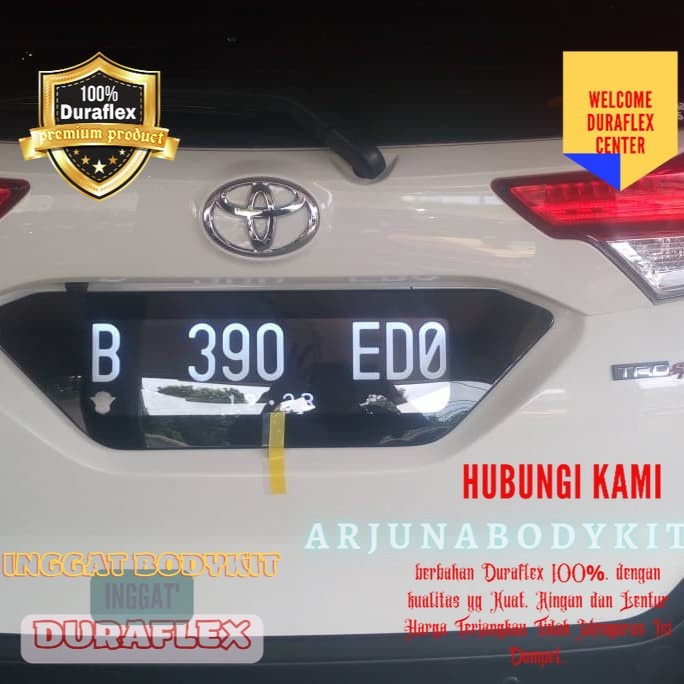 Plat Nomor Akrilik Custom LED ..QQ