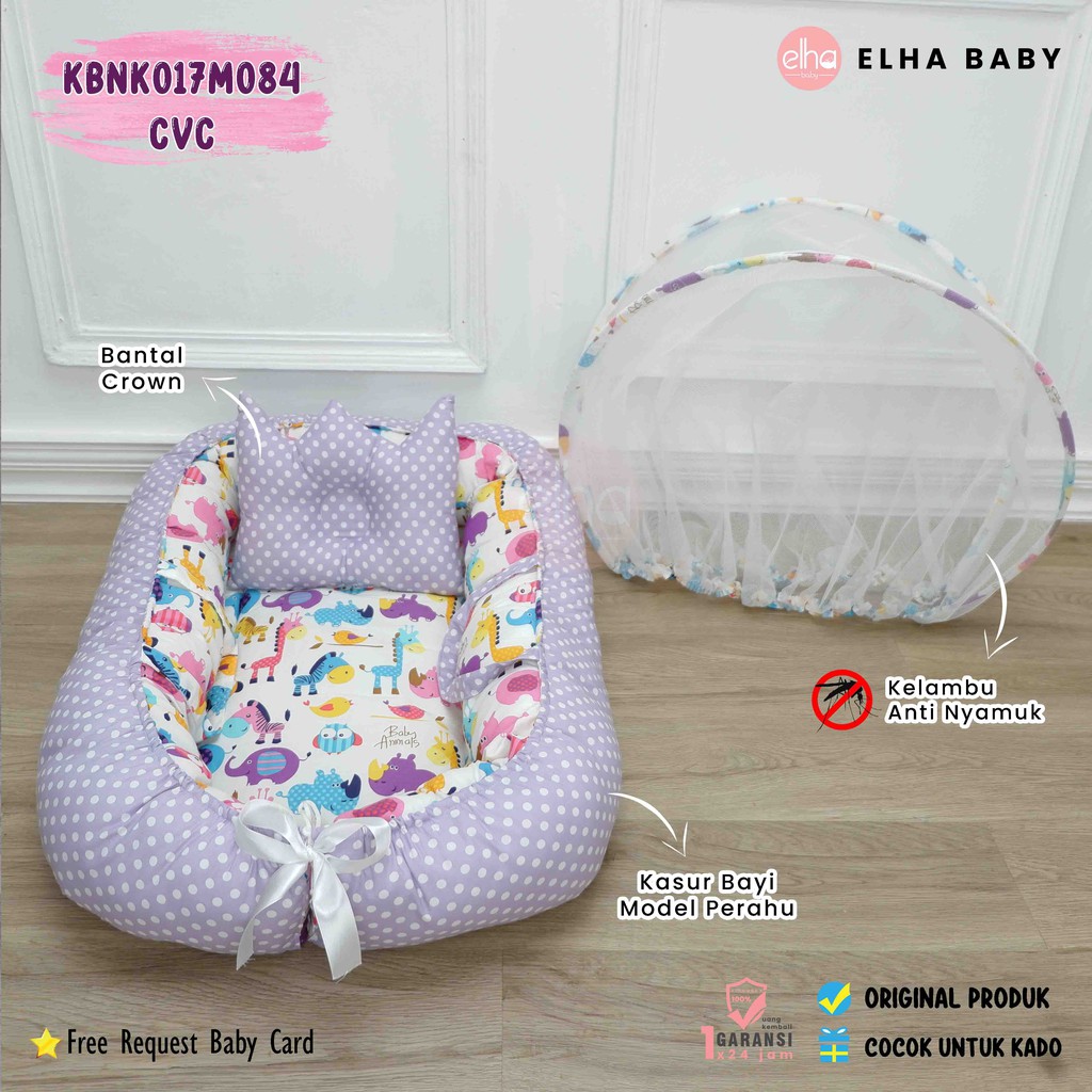 Kasur Bayi Nest Tempat Tidur Bayi Jumbo Perlengkapan Bayi Baru Lahir Karakter Babyshop