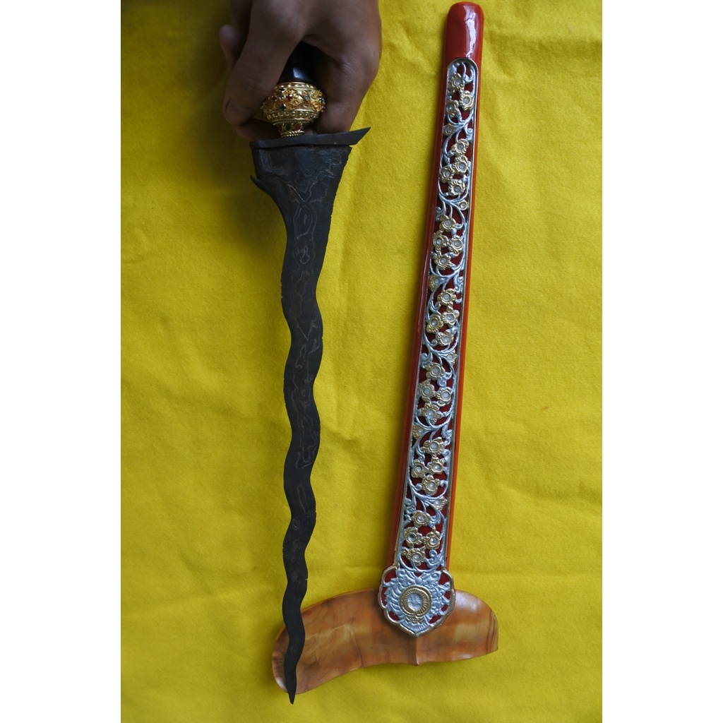 Keris korowelang warangka bugis wfn8042