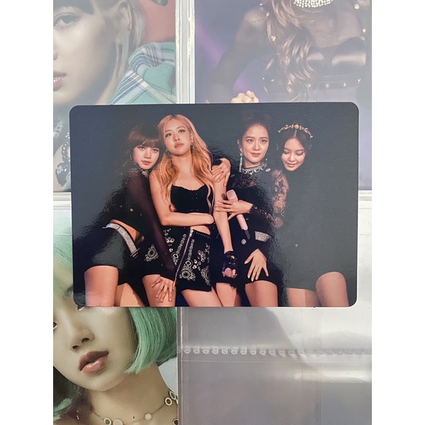 OFFICIAL PHOTOCARD BLACKPINK DVD IN YOUR AREA CONCERT TOKYO DOME JAPAN (OSAKA DAY 2) GROUP OT4