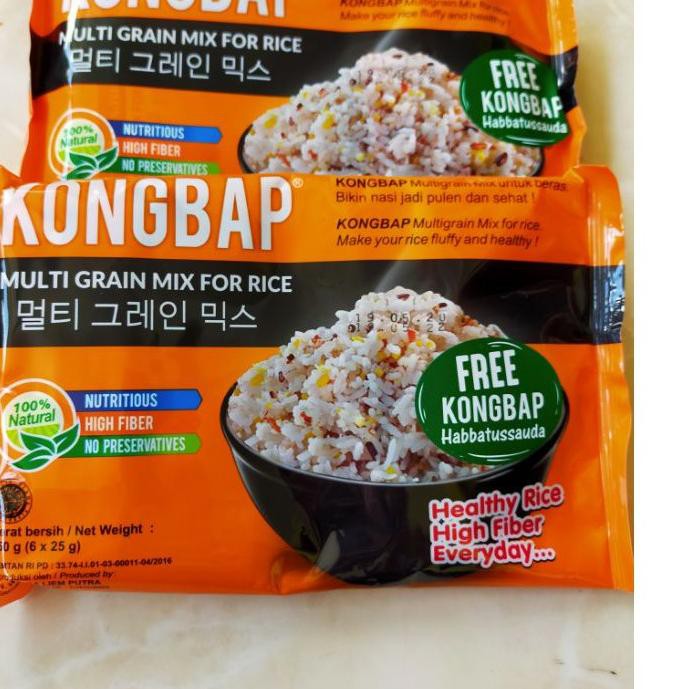 

GT7♘ KONGBAP 150 GR MULTI GRAIN MIX (6 × 25 GR ) ,KONGBAB 150 GRAM MULTI GRAIN MIX ,KONGBAP MULTI GR