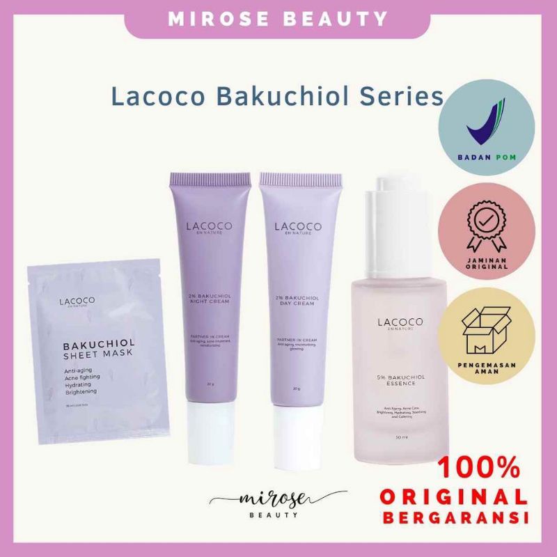Lacoco bakuchiol series - lacoco bakuchiol paket - Lacoco bakuchiol essence - lacoco bakuchiol day -