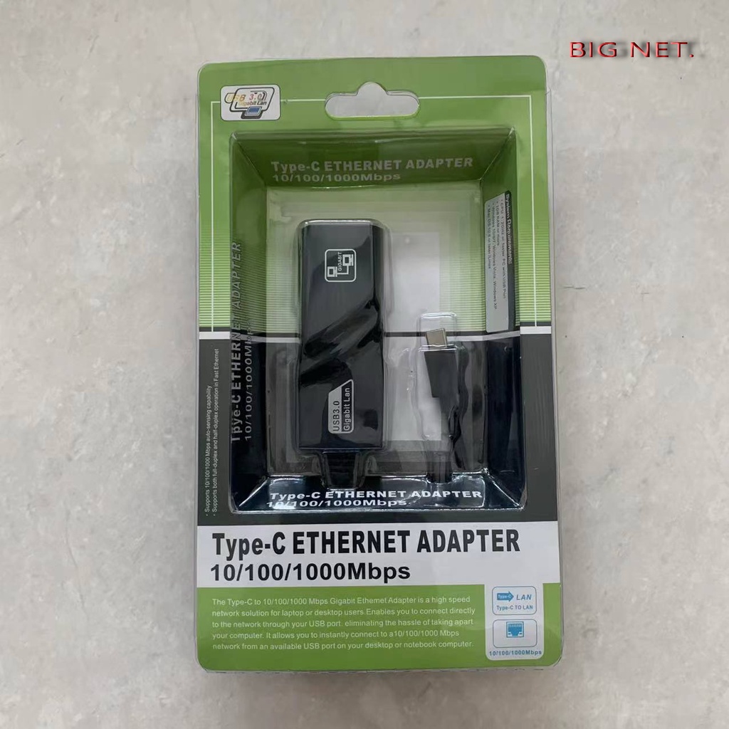 TYPE-C (USB C) To Lan RJ45 converter Adapter/ TYPE-C ETHERNET ADAPTER