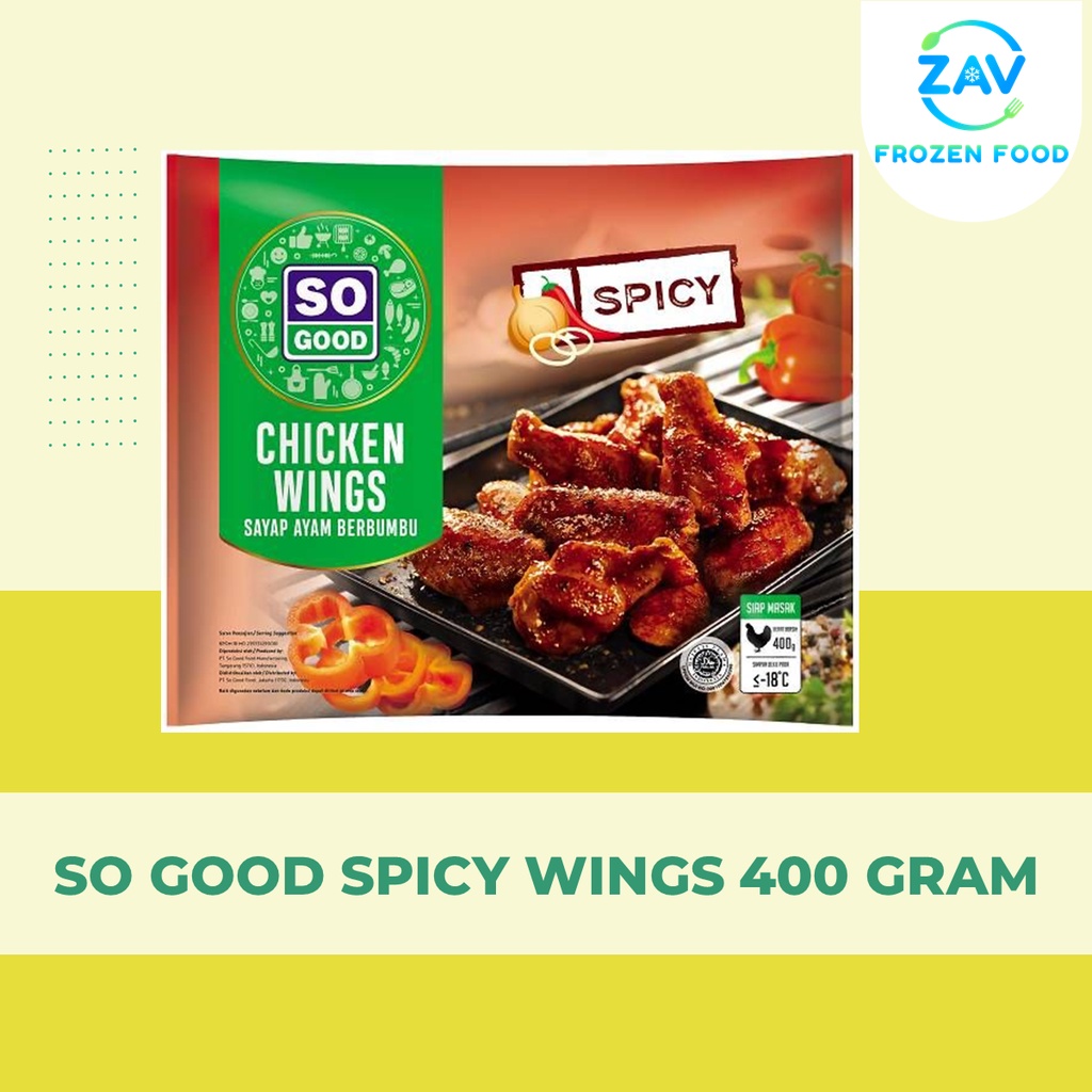 

SO GOOD SPICY WINGS 400 GRAM