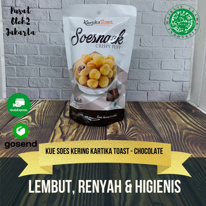 

SOES KERING KARTIKASARI KARTIKA TOAST COKLAT 51g KUE SOES KERING - 60 gr