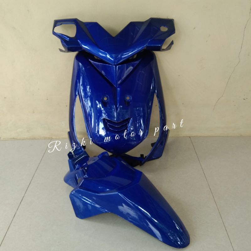 PAKETAN TAMENG DEPAN BEAT KARBU BIRU