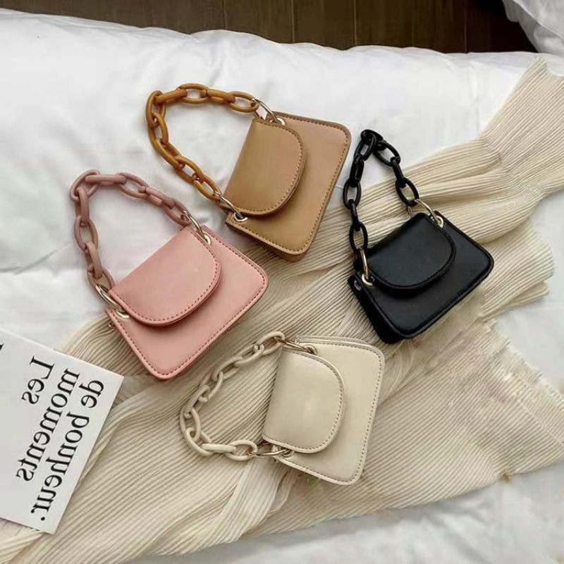 Tas selempang wanita / Tas wanita / Tas mini / Tas termurah /Tas TINY CHAIN