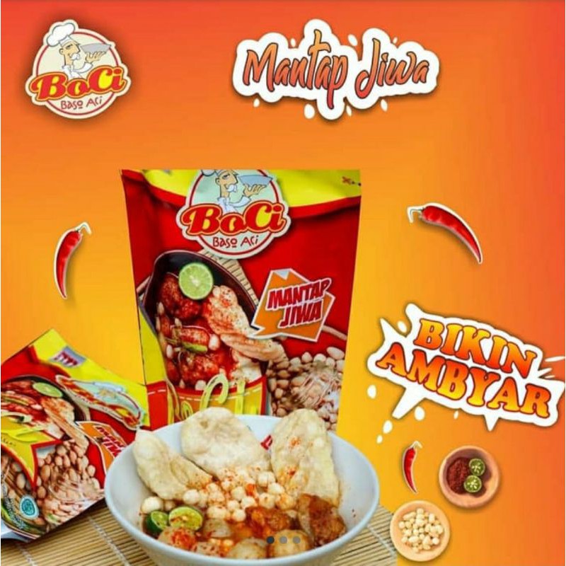 BOCI Baso Bakso Aci Geprek Mercon Mantap Jiwa Rangu Rasa Pedas Murah Cod Surabaya