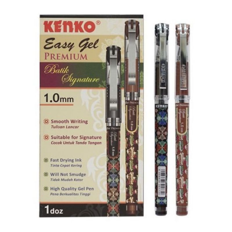 

Pen Kenko Pulpen Kenko Easy Gel Premium 1.0 mm per pcs