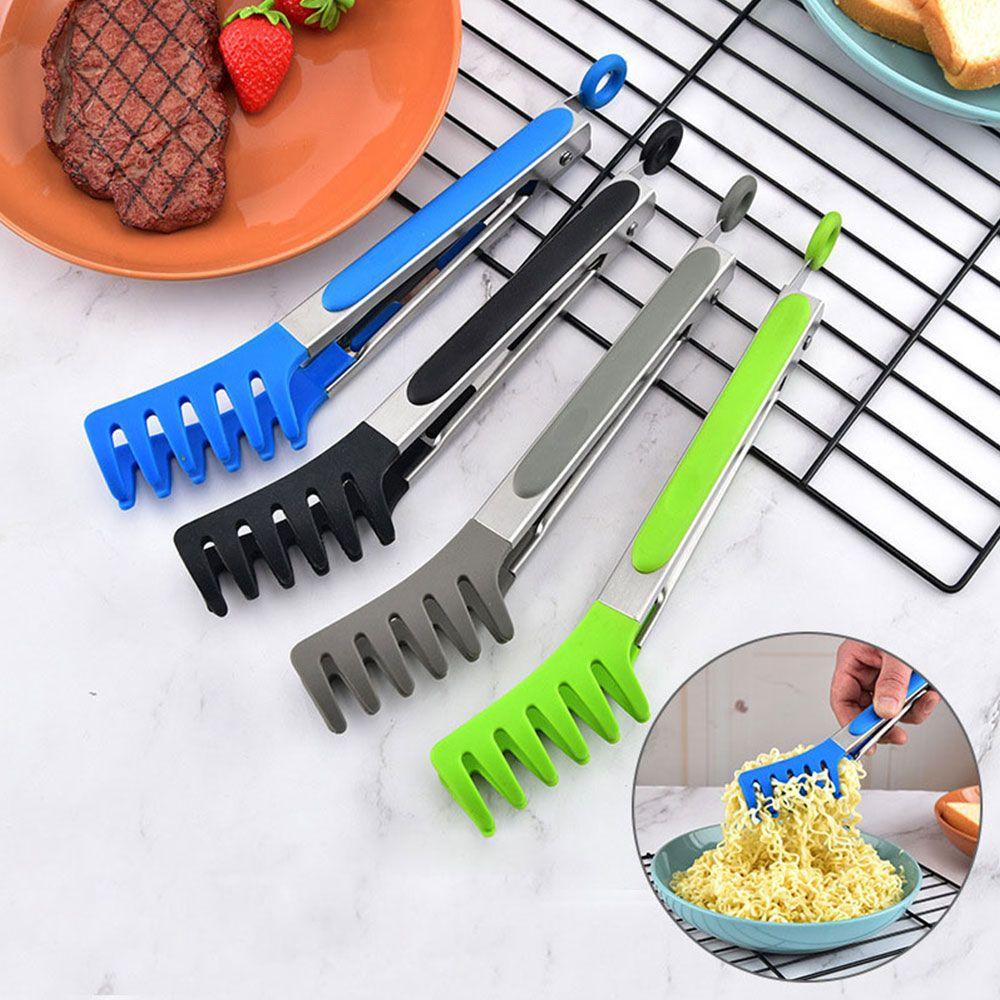 Solighter Spaghetti Clip Salad Can Locking Non-Slip Handle Cold Dish Clip