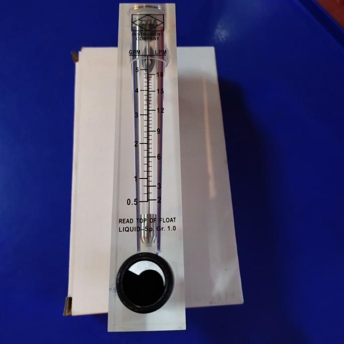 Flow Meter Air 1/2" - Water / Rota Meter Zyia 5Gpm Regulator Setelan