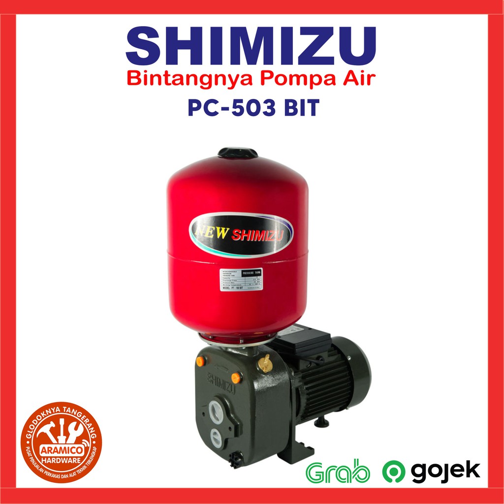 Jual Pompa Air Shimizu PC-503 BIT JetPump 500W | Shopee Indonesia