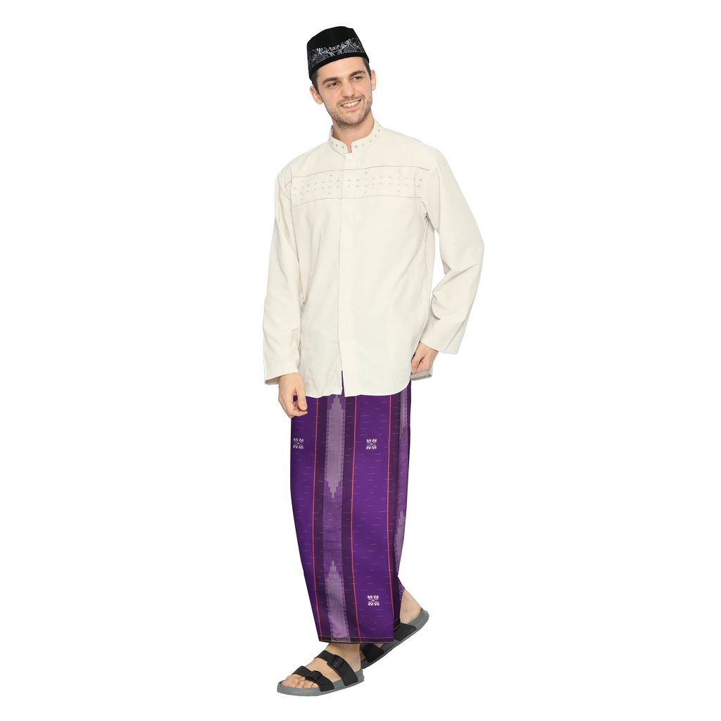 Sarung ATLAS Premium 790 Songket Special Gerimis Ungu