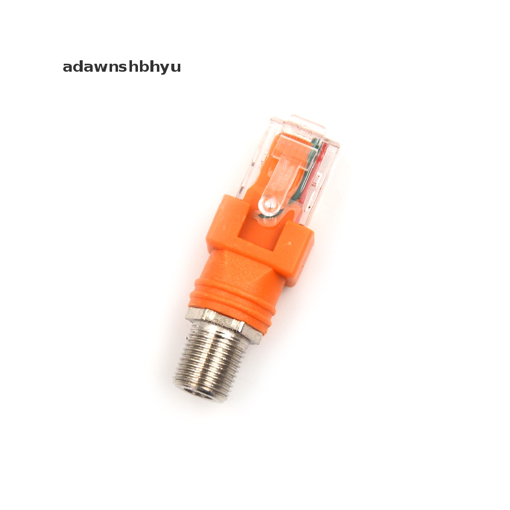 Adawnshbhyu New F Female to RJ45 Male Coaxial Coax Barrel Coupler Adapter Konektor RJ45 Ke RF