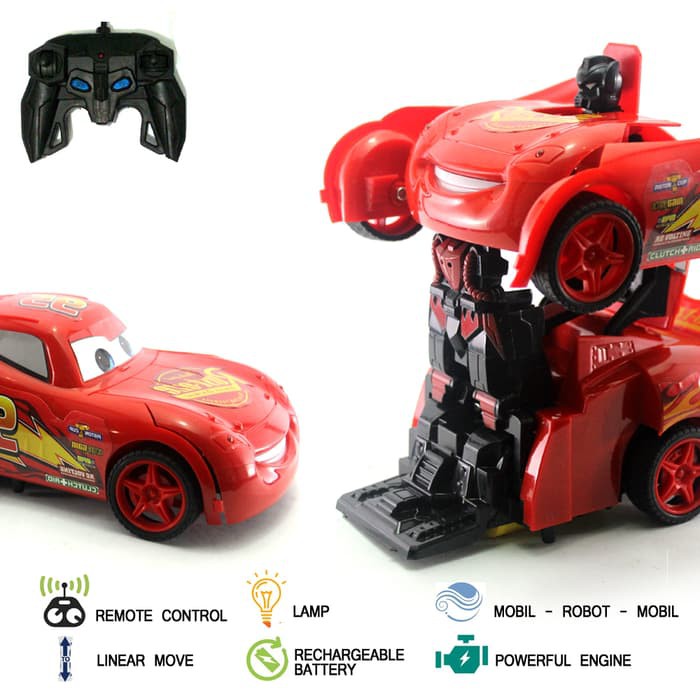 Mobil Remote Control Mobil Remot RC Transform Cars