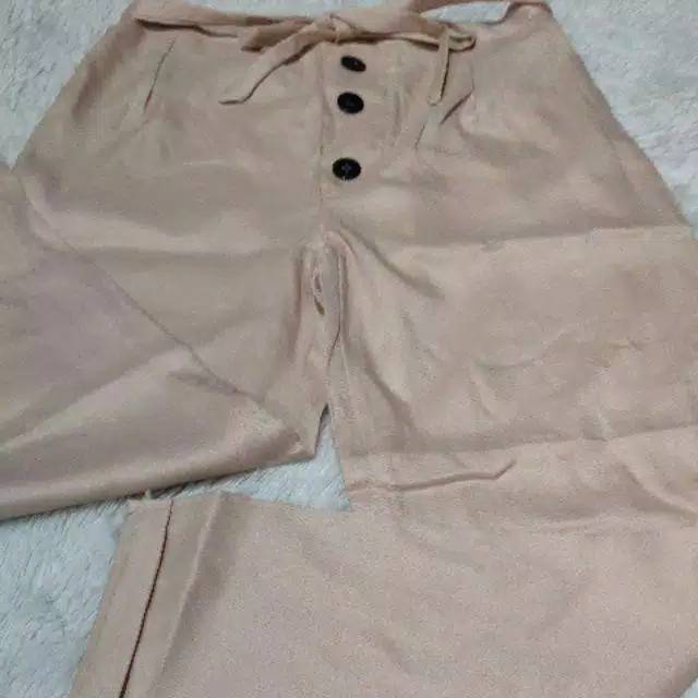 FLI#BUTTON PANTS JUMBO CELANA WANITA SCODER TALI