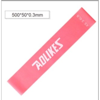 [1 PCS] Resistance Band Loop for Booty & Arm Workouts Gym Fitness Yoga Pilates-PINK 3-6 LB