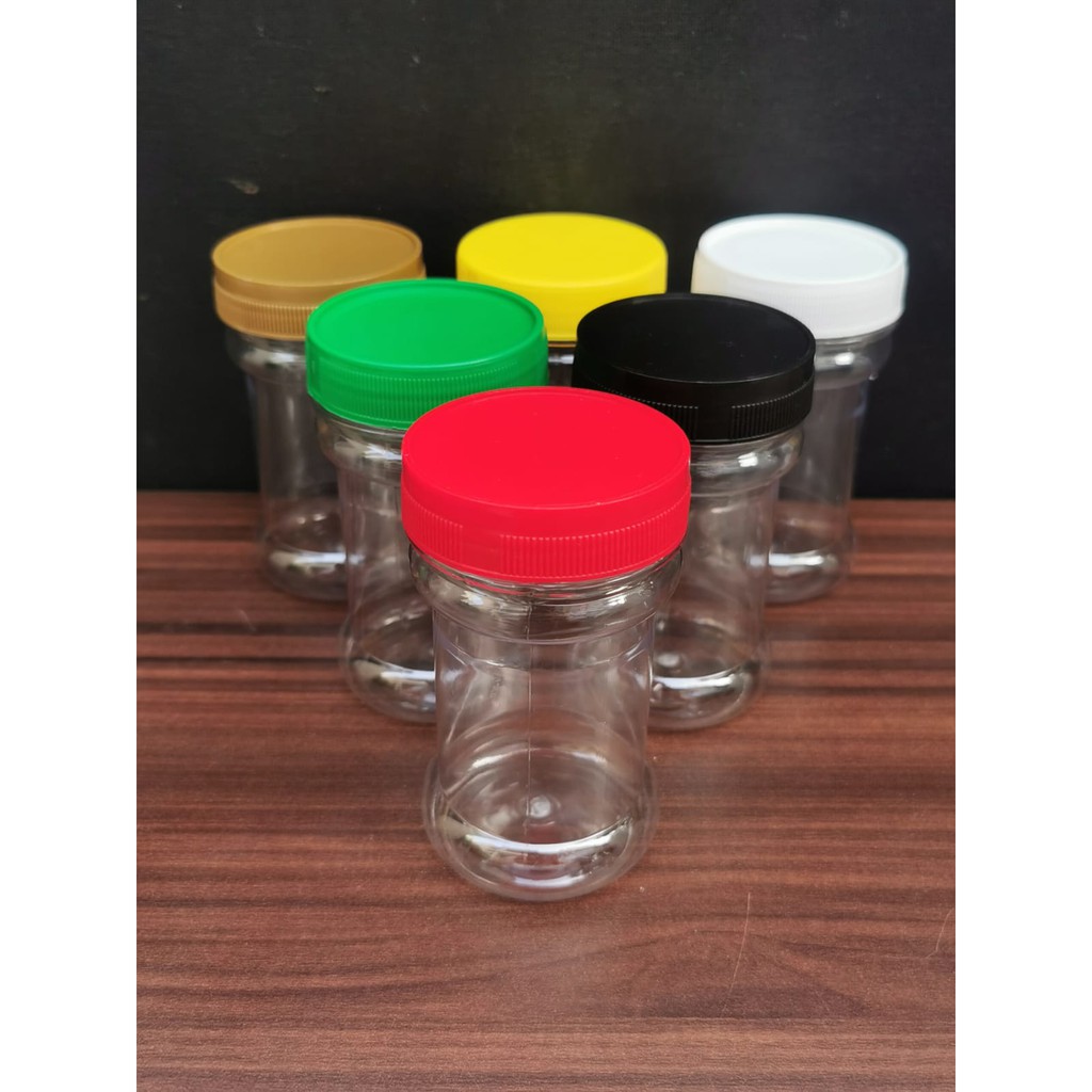 GRATIS PLUG - Toples Plastik 150 ml SLIM / Toples Sambal / Toples Bumbu / Toples Bawang / Toples Selai Toples Jar