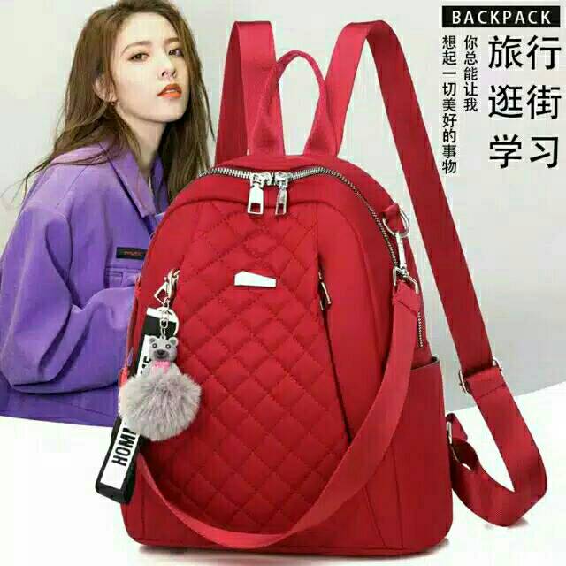 Tas Ransel wanita import Stylish Backpack Tas Punggung Wanita termurah original first hand supplier