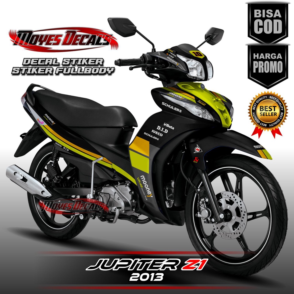 stiker motor jupiter Z1 terbaru mooney - decal jupiter z1 fullbody-sticker motor jupiter z1 mooney f