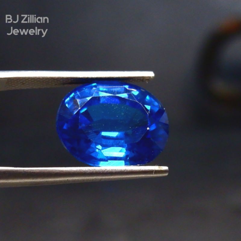 Permata Blue Spinel 10 - 16 MM Blue Topaz catam