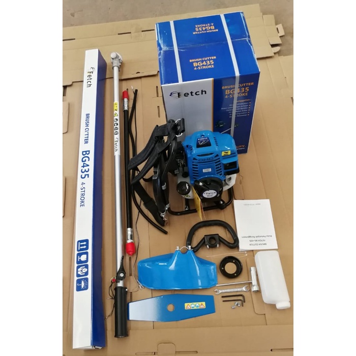 Mesin Potong Rumput FETCH BG435 4Tak 37.7cc Brush Cutter Gendong