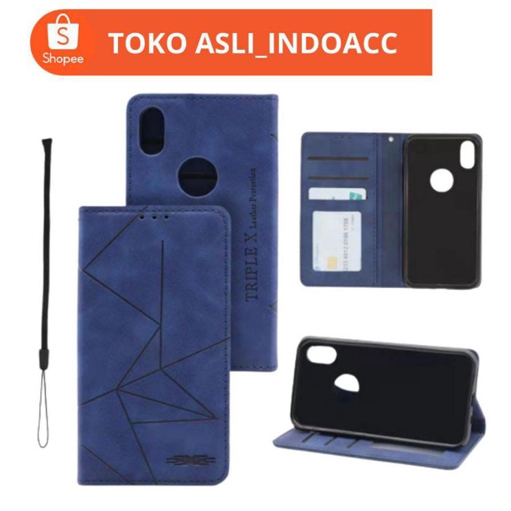 CASING DOMPET MAGNET OPPO F1S F3 F3+ F5 F7 F9 F11 PRO FLIP COVER MAGNET LEATHER CASING DOMPET