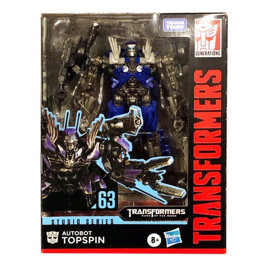 TRANSFORMERS Studio Series 63 Deluxe Class Autobot TopSpin Action Figure