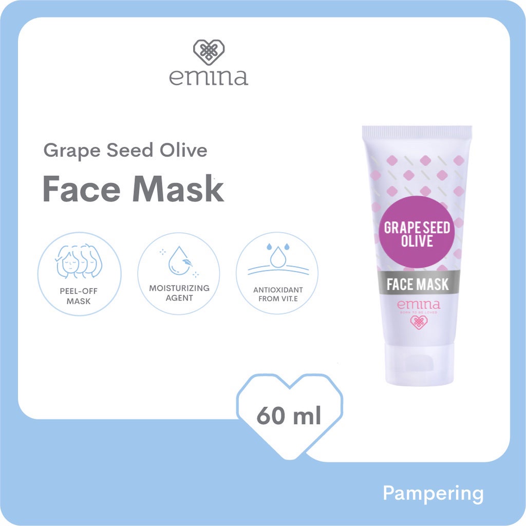 EMINA Grape Seed Olive Face Mask 60ml