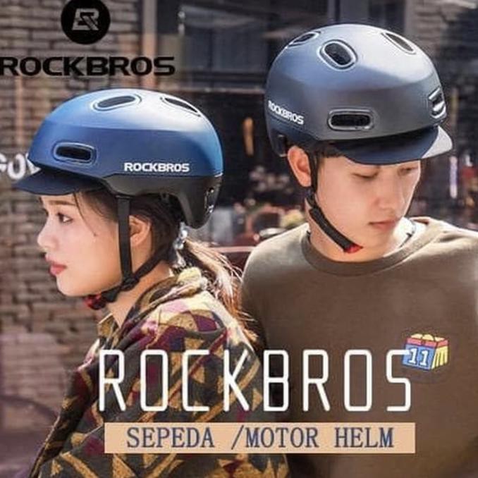 Helm Rockbros Urban City Helm Sepeda Dahon Brompton Sepeda Lipat Motor