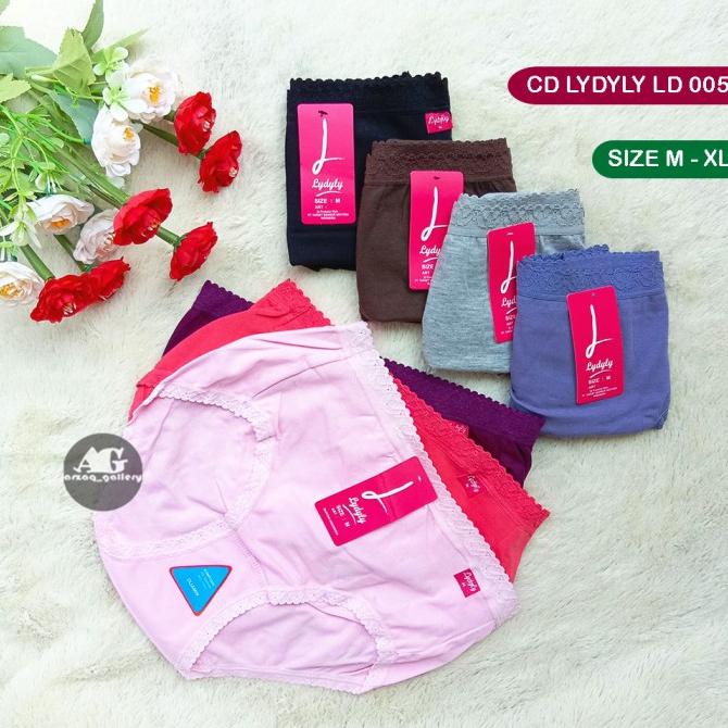 Grosir 6 Pcs Celana dalam lydyly LD 005 | CD wanita Lydyly | pakaian