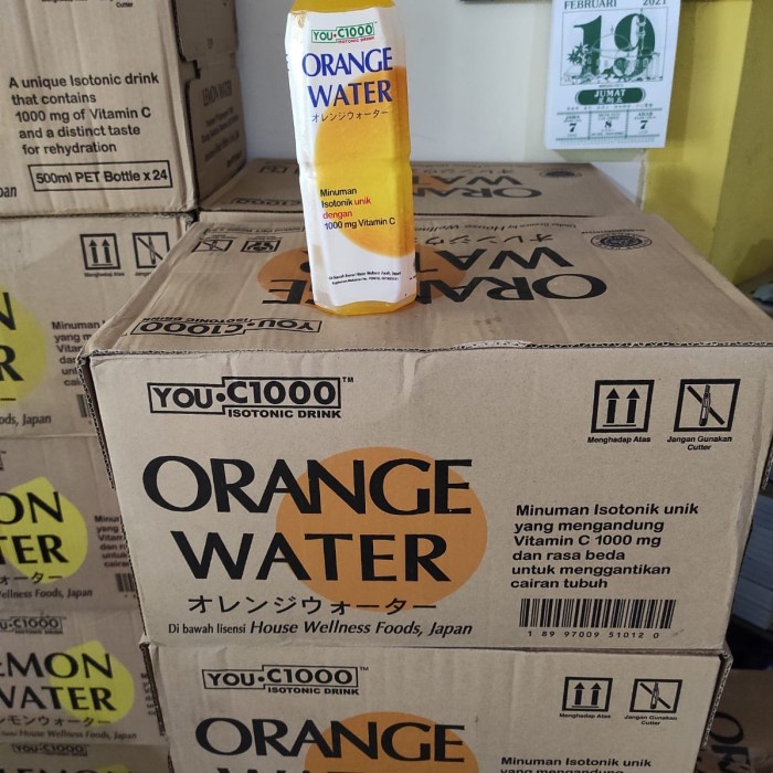 

(BISA COD) You C1000 / You C 1000 Orange Water 500ml (1dus)