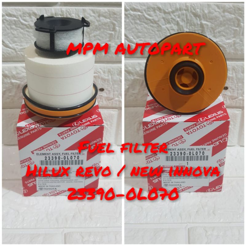 Jual filter solar fuel filter inova innova reborn fortuner vrz hilux ...