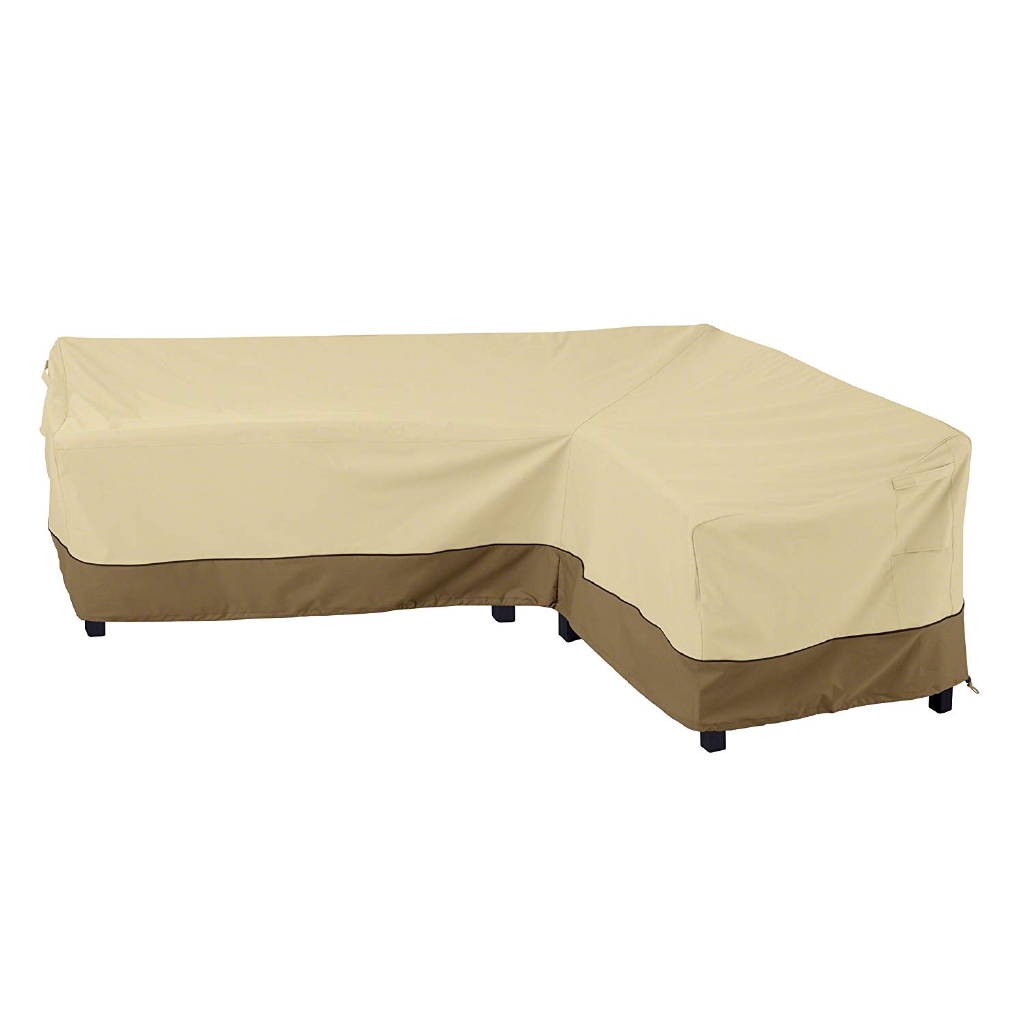 Veranda L Shaped Sectional Sofa Cover Waterproof Outdoor Lawn Patio Furniture Covers Right Facing Shopee Indonesia