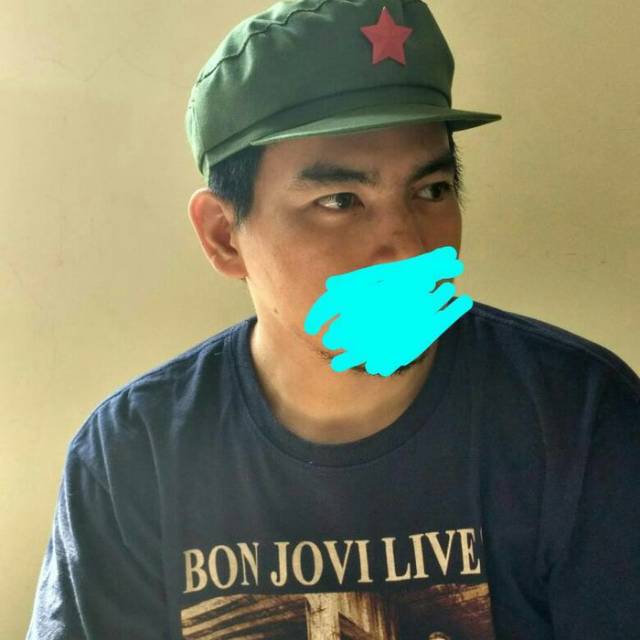 Topi Mao Bintang Merah