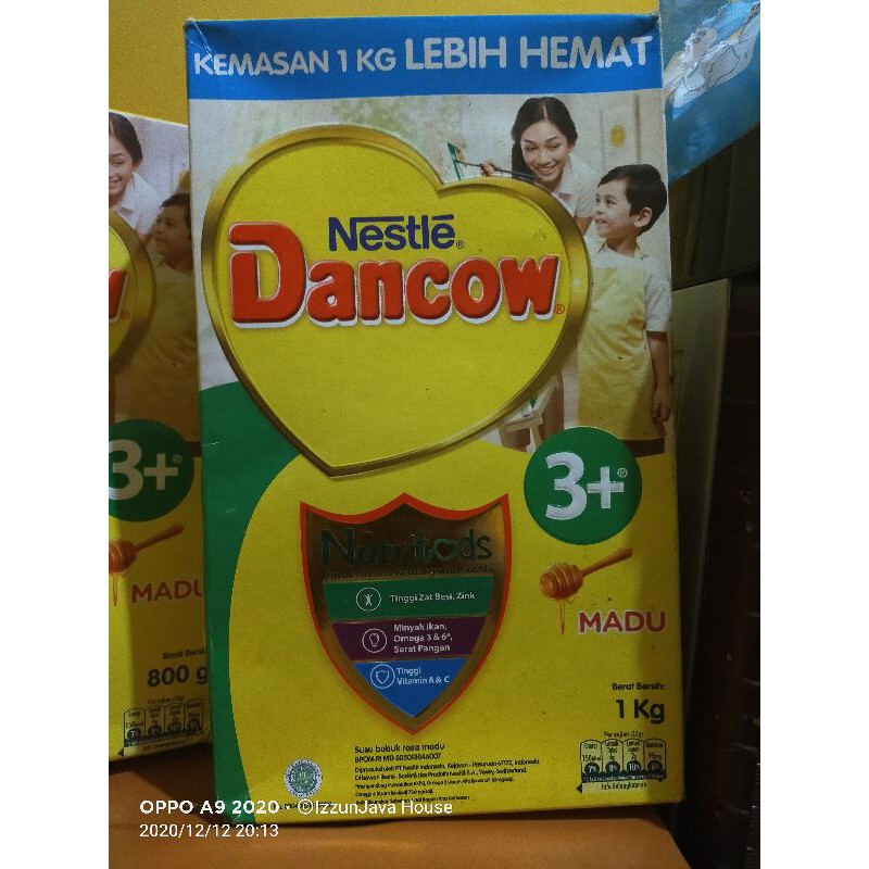 

Nestle Dancow 3+ dengan Nutritods Susu Pertumbuhan Rasa Madu