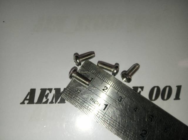 Baut JP M4 X 10 (1cm) stainless 304 pan screw