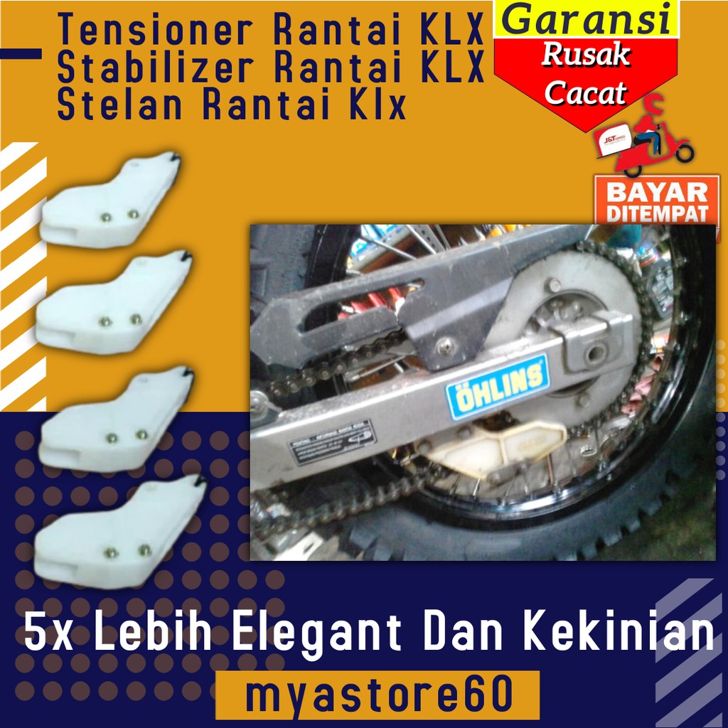 Tensioner Rantai KLX Stabilizer Rantai KLX Stelan Rantai Aksesoris Variasi Sparepart Klx