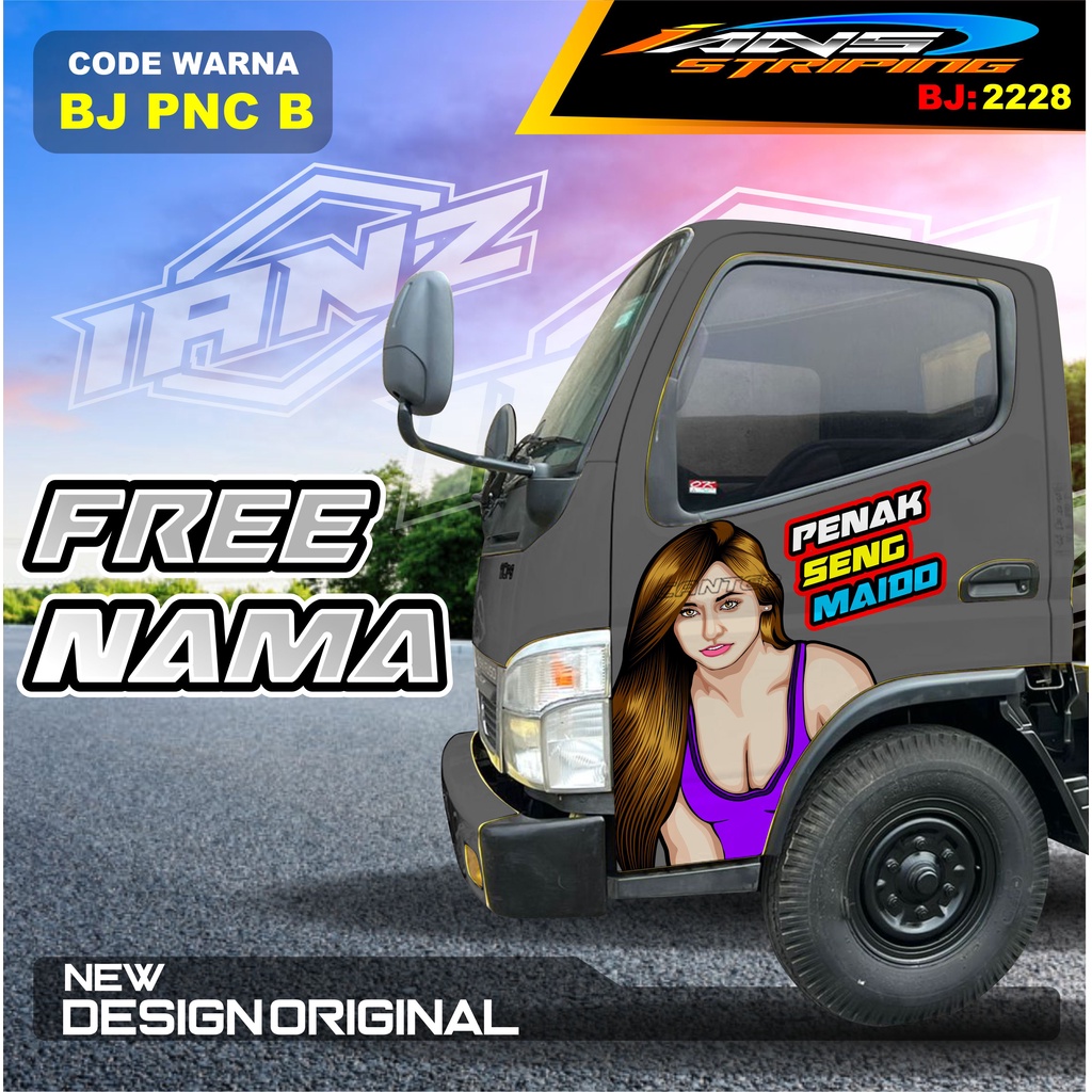 STICKER PINTU TRUK FUSO RAGASA / DECAL PINTU DUMTRUK  / STIKER MOBIL TRUK / STIKER PINTU TRUK KEREN