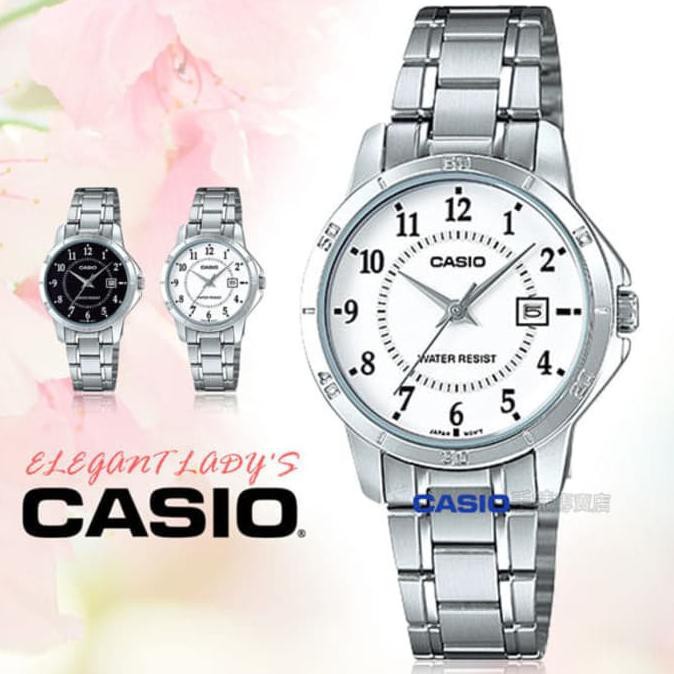 JAM TANGAN WANITA CASIO LTP V004D-1 LTP V004D ORIGINAL