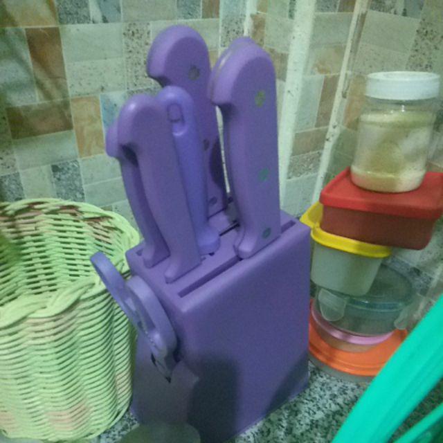 Pisau Dapur Set | Pisau Set Ungu | Pisau Set 81n1 | Pisau Set